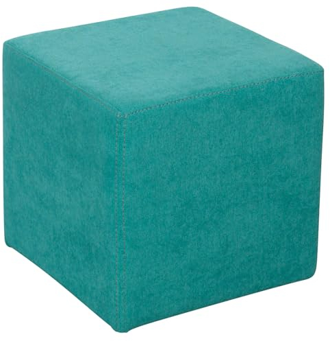 Staboos Sitzwürfel 42cm - Hochwertiger Sitzhocker Pflegeleichter Pouf Hocker - Sitzpouf mit nur 4kg - Sitzcube als perfekte Sitzgelegenheit (Coral_8A)
