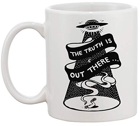 The Truth Is Out There Aliens Weiße Tasse Kaffee Tee Männer Frauen Keramik Coffee Tea Mug Cup