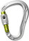 EDELRID Unisex – Erwachsene HMS Bullet PermaLock Carabiner, Silver, one Size