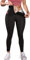 KUMAYES Sport Hosen Sauna Hosen Womens Schwitzen Hosen Hot Thermo Neopren Laufhose Damen zum Laufen, Fitness, Gym