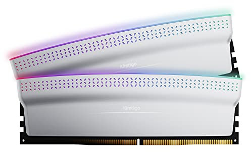 Kimtigo DDR4 32 Go (16 Gox2) 3200 MHz PC4-25600 CL19 1,2 V U-DIMM Unbuffered Non ECC pour Jeux et Hautes Performances Compatible avec mémoire de Bureau