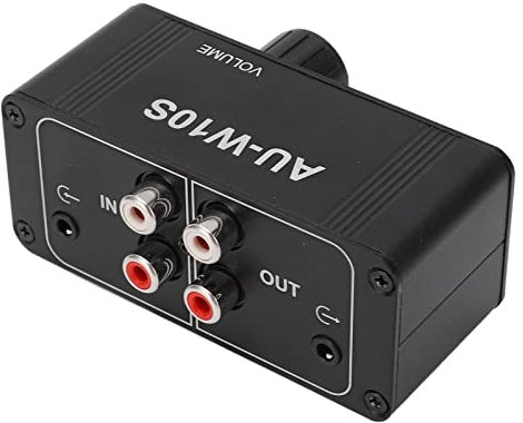 Mini Stereo Audio Preamplificatore Amplificatore per Cuffie Regolatore di Volume Mini Mixer Audio con Uscita Jack 3.5mm per Piccoli Club o Bar