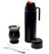 BARGRIN – Kit con Mate, Termo y Bombilla de Acero Inoxidable - incluye vaso térmico con doble pared - libre de BPA (Negro)