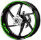 HIMNIL Motorrad-Felgen-Aufkleber, Dekorative Nabe, Wasserdicht, Reflektierender Aufkleber Für CBR RR-Serie 250 300r 400 600 650 1000 1100 Felgenaufkleber(Color:6)