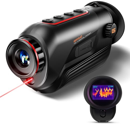 GOYOJO G210 Thermal Monocular, 256x192 Thermal Imaging Monoscope Camera for Adults, 10mm Focal Lens Vision Goggles Thermal Scopes for Night Hunting Camping