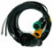 MelTruck® Kabelsatz Anhänger Stecker 13-poliger für Rückleuchten mit Abgang PKW (9m Kabel mit 6,5 m Abgang)