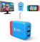 65w Switch Dock para Switch, Puerto de Carga rápida, Mini portátil TV Dock con 4K@60Hz HDMI, USB C,USB 2.0 Port Charger Adaptador para Switch/Tipo C PC portátil/Teléfono Rojo + Azul