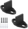 uxcell 2Pcs Barn Door Floor Guide, T Shape Track Hardware, Sliding Barn Door Bottom Floor Guide, for Bypass, Closet and Pocket Doors, Matte Black