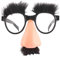 Große Nasenbrille mit Schnurrbart und Augenbrauen, lustige Brille für Halloween, Streiche und Party-Foto-Requisiten