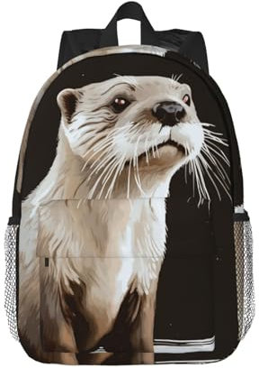 MISTRARA Otter 15 Zoll Leichter Rucksack Laptop Rucksack Wanderrucksack Sportrucksack, Schwarz , One size