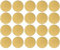 cyclingcolors 20x Abdeckkappen für Torx T25 Schrauben Schraubenabdeckung Schraubenkappen Zierkappen Kunststoff, Kiefer (Borovice)