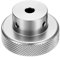 QUARKZMAN Eloxierter Aluminiumlegierungshandrad 5mm Bohrung 40mm OD Gerändelter Knopf Drehgriff mit Schlüssel für Fräsmaschine Drehbank Schiebeverschiebeplattform