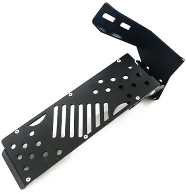 Auto Pedal Set Für Jeep Für Wrangler JK 2007-2017 Für Fahrer Linken Fuß Innen Stick Bremse Fußstütze Pedal Linke Seite Kick Panel Rest Pedal Fußpedal Bremspedal(Schwarz)
