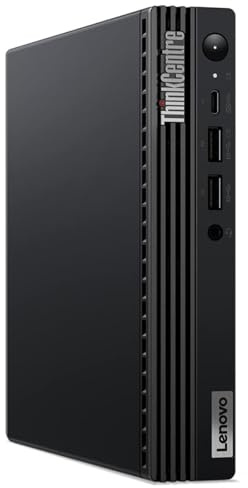 Lenovo Mini-PC Desktop-Computer ThinkCentre M70q Gen 3 Tiny, Core i5-12400T; RAM 16 GB, SSD 512 GB, Win 11 Pro (Generalüberholt)