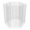 vidaXL Lit Surélevé à Gabion Hexagonale 100x90x100 cm Jardinière Pot de Fleur