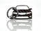 BlackStuff Porte-Clés En Fibre De Carbone Compatible Avec Civic Type R MK8 FN2 2006-2011 Voiture