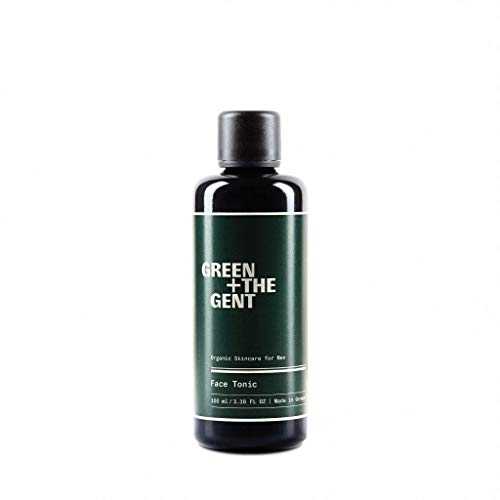 GREEN + THE GENT | Face Tonic | After Shave und Gesichtswasser für Männer mit Aloe Vera | Erfrischung und Pflege der Gesichtshaut | Bio-zertifiziert, made in Germany | 100 ml