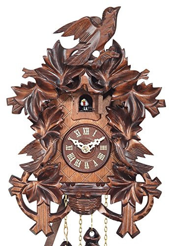Engstler Schwarzwälder Kuckucksuhr Quarz Traditionelles, holz, 10.00 cm
