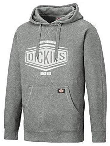 Dickies Men's Rockfield Hooded Sweatshirt, Grey, XL