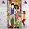 Blulu 70 Jahre Tanzen Party Dekoration Foto Tür Banner Hintergrund Requisiten, Großer Hintergrund für Disco Thema Feier Lieferungen Mit Seilen