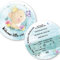 Babyparty Spiele Rate mal Karten (25 Karten, Deutsch, Motiv Bär) - Babyshower Ratespiel Mädchen und Junge - Baby Orakel Deko (Rund (Durchmesser 14,8 cm))