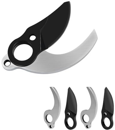 Bostar 2 Paar Ersatzklingen für professionelle elektrische Astschere, Ersatzklingen für Scheren, 25 mm / 28 mm