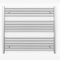 800mm Wide Flat Chrome Heated Towel Rail Radiator Designer Bathroom Radiator For Central Heating Designer (Elissa 800 / 800mm High)