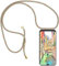 Handykette kompatibel mit Samsung Galaxy A40 Handyhülle Transparent Silikon Schutzhülle - Necklace Hülle mit Band Handy-Kette Case mit Necklace Schnur mit Kette zum Umhängen,Rainbow