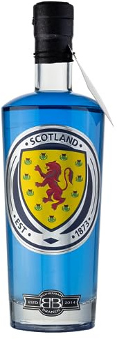 Scotland FC National Team Dark Berry Vodka | Official Scottish Football Association Crystal Edition Vodka | Perfect Birthday Present for Scotland Supporters, 70cl