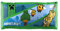 Jay Franco Minecraft Kissenbezug, 1x Mikrofaser, Grün, 51 x 137 cm, Minecraft-Design mit Creeper, Bienen, Baum und Katzenfiguren, für Standard-Körperkissen