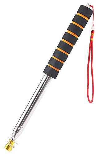 Telescopic Flag Pole 3m Outdoor Portable Handheld Flag Pole Stainless Steel Extendable Flag Pole, for Camping Tour Guide Teacher Pointer