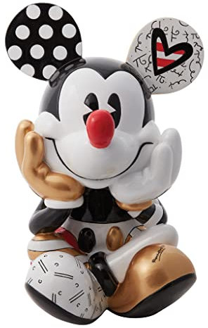 Disney Britto Mickey Sitzende Midas-Figur, Größe XL, 38 cm