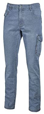 U-Power Jam, Jeans Elasticizzati da Uomo, Design ruggine, Comodo Tessuto di Cotone, Abbigliamento Casual, Multitasche, Pantaloni a Gamba Dritta (Light Jeans)