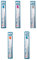5x TelloTello Brush Medium 3940 - Handzahnbürste - Medium Borsten für Erwachsene mit super weichen abgerundeten NOLLEX® Borsten -Zufällige Farbe