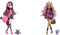 Monster High Mattel Clawdeen - Puppe mit Animal-Print-Pullover und schaurig-schönem Longsleeve-Top & Draculaura Puppe - Vamp-tastische Mode