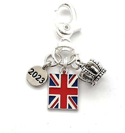 Libby's Market Place King Charles' Coronation 2023 Keyring with Gift Bag