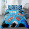 huitutu Jungen Gamepad Bettwäsche 135X200cm Tröster Startseite Satz,Kinder Gamepad Bettwäsche Set,Moderne Spieler Bettbezug Für Jugendliche Jugend Mädchen+ 1 Kissenbezug 80x80cm Blau