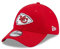 New Era American Football Cap Kansas City Chiefs gebogener Schirm Teamlogo NFL-Shield rot - M-L