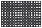 ED LINEN Rubber Door Mat Heavy Duty Non-Slip Entrance Floor Door Mat Indoor & Outdoor Mats for Front Door Dirt Scrapper Garden Matting Welcome Grid Design (PACK OF 1, 40 x 60 cm)
