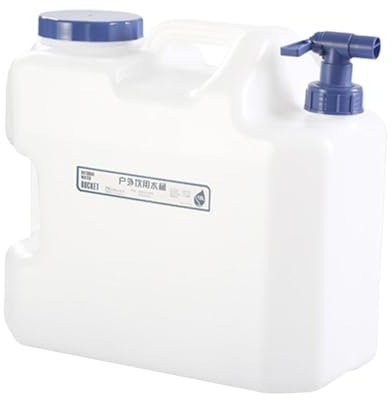 Folpus Botella de Agua para Acampar, Tanque de Agua con asa portátil, Recipiente de Agua, contenedor de Transporte para Barbacoa, Pesca de Emergencia, 18L