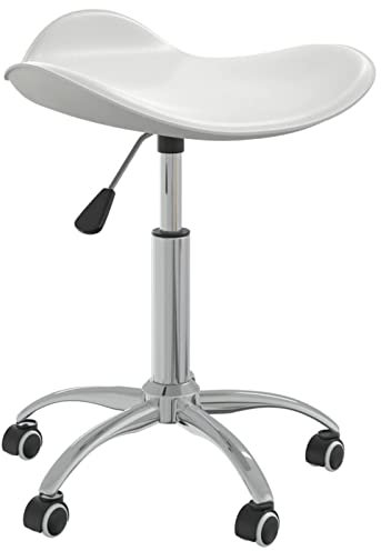 ShGaxin Silla de Oficina, Silla Ergonómica, Office Chair, Silla Ordenador, Silla Despacho, Silla Escritorio Gaming, de Cuero sintético Blanco