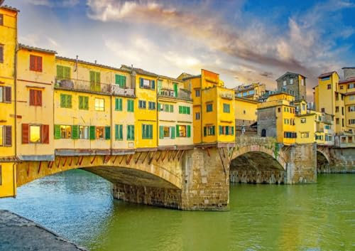 CALVENDO Poster 59,4 x 42,0 cm Querformat Ponte Vecchio | Bilder, Kunstdruck, Wandbild, Wanddeko, Prints ohne Rahmen
