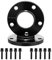 GEARMONSTER Spurverbreiterung 2x15mm Distanzscheiben Set LK: 5x120mm NLB:72.6 mit 10 Stück Radschrauben M12x1.5mm 45mm Spurverbreiterungen für BMW E46 E60 E92