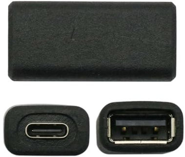 BestParts Type-C to USB Extension Port Adapter Replacement for Logitech G502X G502X Plus G715 G Pro X Superlight 2 3 Wireless Gaming Mouse (Black)