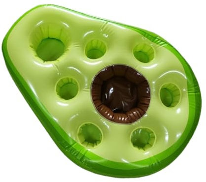 Milageto Floating Drink Holder Inflatable Cup Holder Large Capacity Premium Portable Coaster for Swimming Pool Hot Tub Accessories