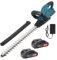 Taille Haie Batterie Taille-haie Electrique: Coupe Haie sans Fil avec Batterie 2000 mAh * 2, Double Lame de Coupe, Longueur de Coupe 48 cm,pour DéSherberger, éLaguer Les Arbres, Arbustes