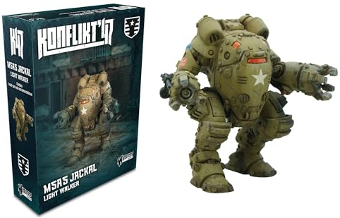 Warlord Games M5A5 Jackal Light Walker - United States Miniature for Konflikt 47 Highly Detailed 28mm Scale Miniature