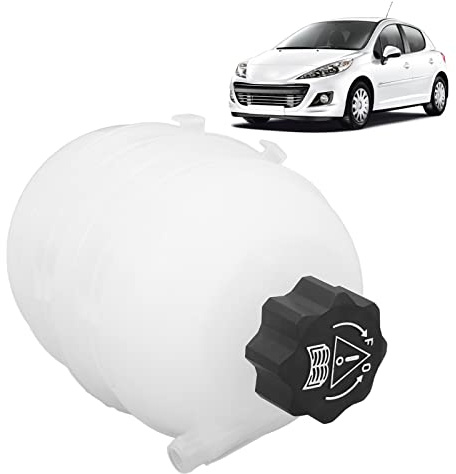 Vaso di espansione liquido di raffreddamento per Peugeot 206 207 Citroen C2 | Ricambio ABS Resistente Alte Temperature Montaggio Semplice Originale Compatibile