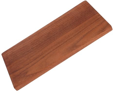 Lurrose Walnuss Sperrholzplatte 20x10x2cm Unbehandeltes Hartholzbrett zum Gravieren und Basteln Holzblock für Brandmalerei und Kreative Holzbearbeitung