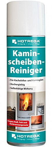 HOTREGA® Kaminscheiben-Reiniger 300 ml - Hochleistungs Aktivschaum Reiniger zur Beseitigung hartnäckigster Verschmutzungen